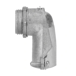 Surtek-CTF12C / CTF12C Conector curvo metálico para tubo flexible 1/2" Surtek