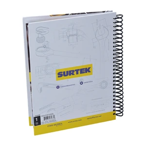 Cuaderno de raya con pasta dur a de vinil 17.5 cm x 23 cm, 10 0 hojas