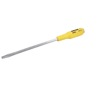 Surtek-D405G / D405G Destornillador con mango amarillo de golpe, punta plana barra cuadrada 5/16" x 8" Surtek