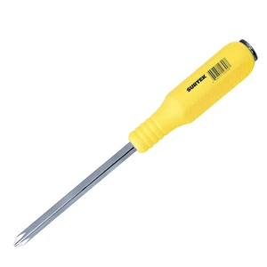 Surtek-D445G / D445G Destornillador con mango amarillo de golpe, punta Phillips barra cuadrada #2 x 4" Surtek
