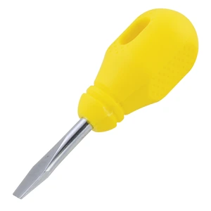 Surtek-D452 / D452 Destornillador con mango amarillo, tipo trompo punta plana 1/4" x 1-1/2" Surtek