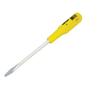 Surtek-D464 / D464 Destornillador con mango amarillo, punta plana barra cuadrada 1/4" x 4" Surtek