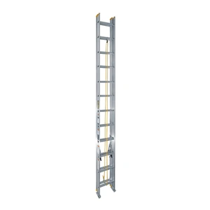 Surtek-EE24 / EE24 Escalera de extensión tipo III de aluminio con 24 peldaños Surtek