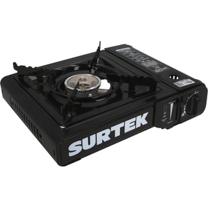 Surtek-ESPO1 / ESPO1 Estufa portátil de gas, con encendido electrónico para lata válvula 1/4 de vuelta Surtek
