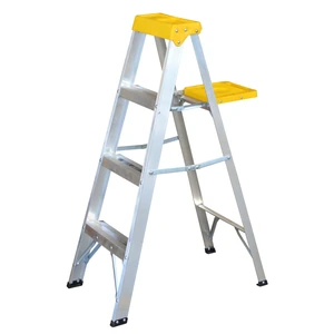 Surtek-ET3 / ET3 Escalera de tijera tipo III de aluminio y tapa plástica con 3 peldaños Surtek