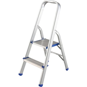 Surtek-ETTA2 / ETTA2 Escalera plegables tipo taburete de aluminio con 2 peldaños Surtek