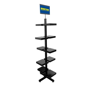 Surtek-EXHBO / EXHBO Exhibidor de piso para bombas de agua 64 cm x 64 cm x 190 cm