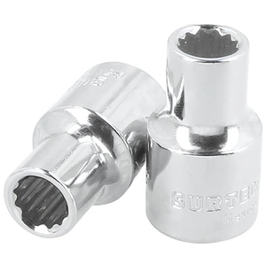 Dado cuadro de 1/2", 12 puntas, métrico Surtek