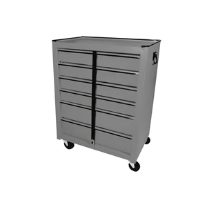 Surtek-GM6G / GM6G Gabinete móvil con 6 gavetas color gris 25" Surtek