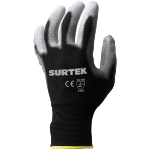 Guantes de nailon con recubrimiento de poliuretano Surtek