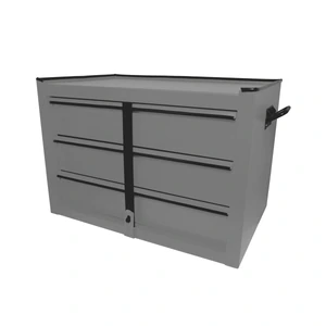 Surtek-GS3G / GS3G Gabinete superior color gris 3 gavetas 21" Surtek