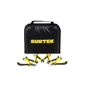 Juego combinado de herramientas para electricista 6 piezas, con estuche plástico Surtek