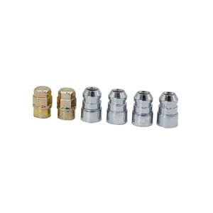 Surtek-JTS2 / JTS2 Juego de tuercas de seguridad para rin, 6 piezas, 14mm x 2 in