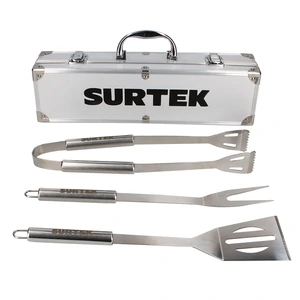Surtek-KASA / KASA Kit de asado con estuche, mandil, guante y 3 utensilios Surtek