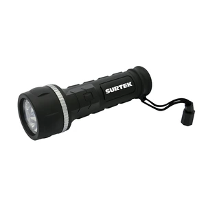 Surtek-LA33D / LA33D Linterna de LED anti-impacto a baterías 3 pilas "D" de 12 lm Surtek