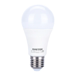 Surtek-LBD9C / LBD9C Lámpara de LED tipo bulbo A19, 9 W luz de día con sensor cre puscular