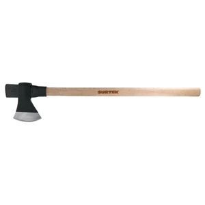 Surtek-LE4M / LE4M Hacha de labor entera con cabeza forjada en acero con mango de madera 36", 4 lb Surtek