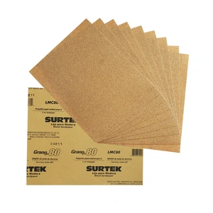 Surtek-LMC80 / LMC80 Lija panel cabinet para madera, grano 80 Surtek
