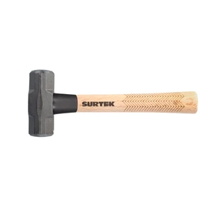 Surtek-MARR4 / MARR4 Marro octagonal cabeza forjada con mango corto de madera de 12", 4 lb Surtek