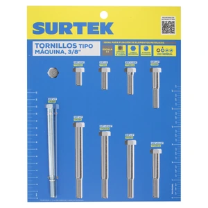Surtek-MUET2 / MUET2 Muestrario de tornillos tipo m aquina 3/8 in