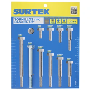 Surtek-MUET4 / MUET4 Muestrario de tornillos tipo m aquina 1/2 in