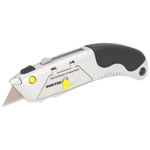 Surtek-NF12 / NF12 Navaja utilitaria retráctil reforzada con grip de 6" Surtek