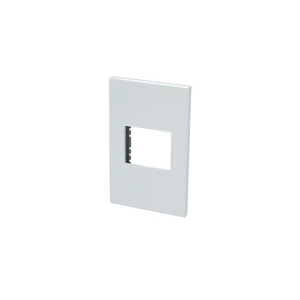 Surtek-P601B / P601B Placa 1 módulo 1/2, línea Premium, color blanco Surtek