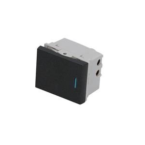 Surtek-P606N / P606N Interruptor 1/2, línea Premium, color negro Surtek
