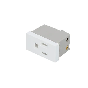 Surtek-P610B / P610B Contacto aterrizado 1/3, línea Premium, color blanco Surtek