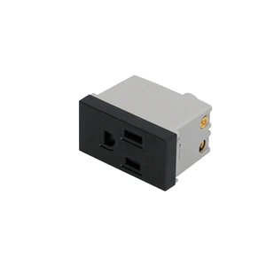 Surtek-P610N / P610N Contacto aterrizado 1/3, línea Premium, color negro Surtek