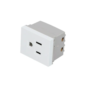 Surtek-P611B / P611B Contacto aterrizado 1/2, línea Premium, color blanco Surtek
