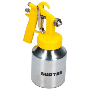Surtek-PPB1 / PPB1 Pistola para pintar con vaso reforzado de baja presión, capacidad 1000 ml, 45 PSI Surtek