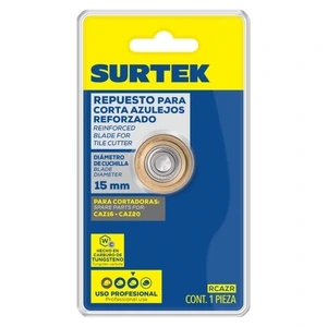 Surtek-RCAZR / RCAZR Repuesto de cuchilla para cort a azulejos 15 mm CAZ16, CAZ20