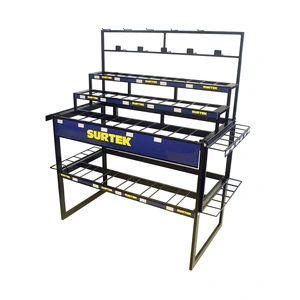 Rack de piso para herramienta de golpe 138 x 64 x 150 cm Surtek
