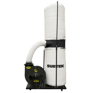 Surtek-RP642A / RP642A Colector de polvo 2 x 4" 2 HP 120 V, 3400 RPM Surtek