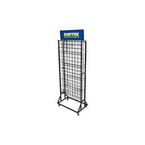 Surtek-RPA3 / RPA3 Rack de piso para 120 pinturas en aerosol 180 x 60 x 45 cm Surtek