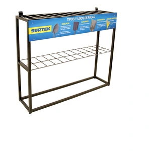 Surtek-RPALA / RPALA Rack de piso para palas y escobas 122 x 30 x 102 cm Surtek