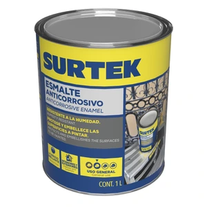 Esmalte anticorrosivo color negro Surtek