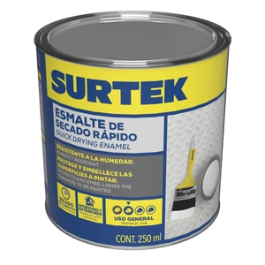 Esmalte de secado rápido 250 ml color Surtek