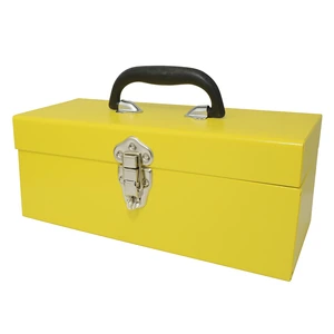 Surtek-TB12 / TB12 Caja portaherramientas metálica color amarillo 17" x 6-1/4" x 6-1/4" Surtek