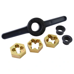 Surtek-TMP3 / TMP3 Juego de tarraja para tubo de PVC de 1/2" a 1" NPT,  6 piezas Surtek