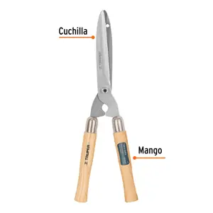 Tijera para poda 53 cm, ligera, mgos de madera, TRUPER