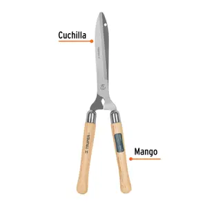 Tijera para poda 55 cm, Classic, mgos de madera, TRUPER