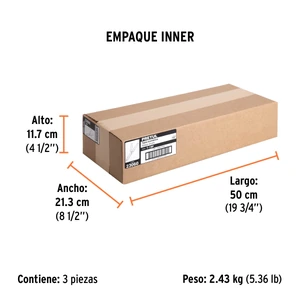 Tijera para poda 49 cm, mgos de madera, PRETUL