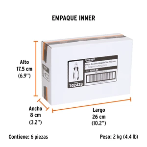 Pinza corte diagonal 8