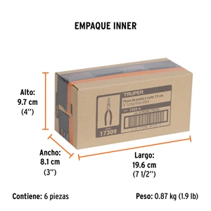 Pinza de punta y corte 6