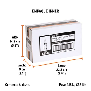Pinza punta y corte 7