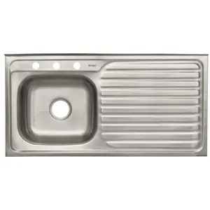 47028 / TA-1050IB Tarja de sobreponer 100x50cm tina izquierda, Foset Basic