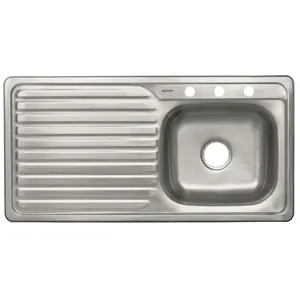 47021 / TA-1051DB Tarja de empotrar 100x51cm tina derecha, Foset Basic