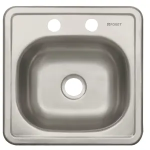 49208 / TA-38B Tarja de empotrar sencilla 38x38cm, Foset Basic